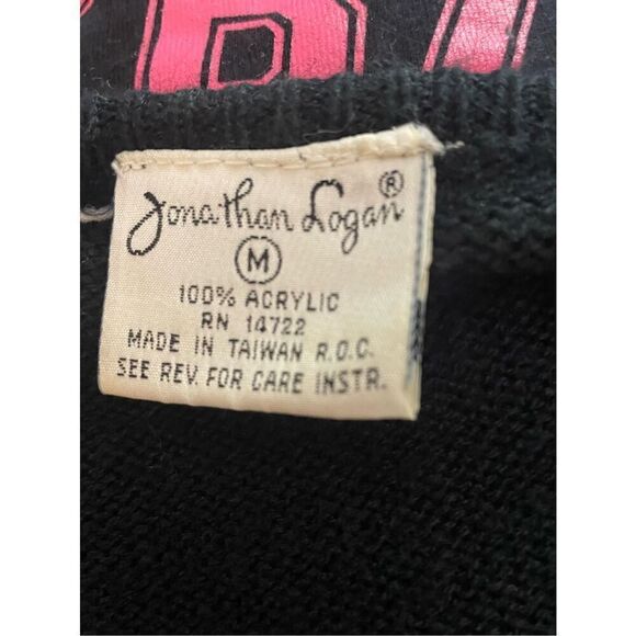 Jonathon Logan Vintage 1960’s/70’s Black Silver Metallic Embroidered Peacock Des - Picture 11 of 11